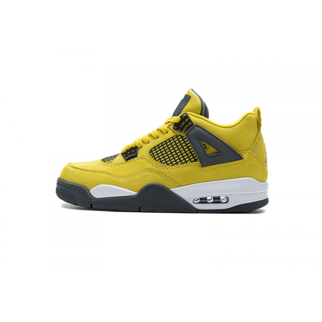 grey and yellow jordan 4